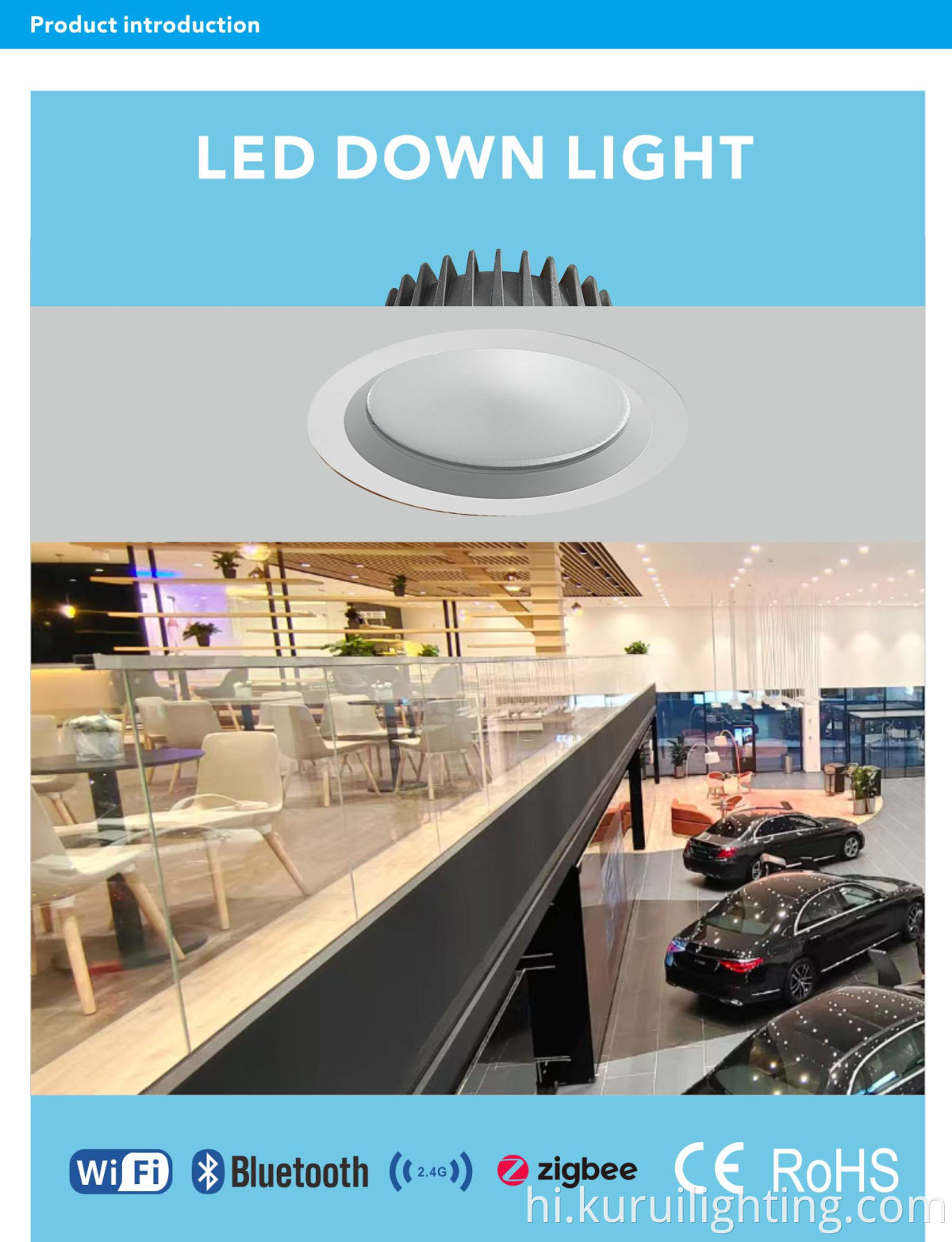 25W Led Round Downlight